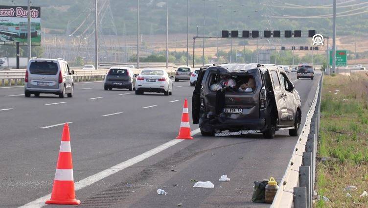 Kuzey Marmara Otoyolu'nda kaza! Yaralılar var… 5